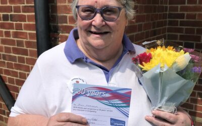 30 years service to Girlguiding in Epsom
